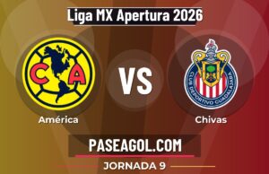 América vs Chivas en vivo Liga MX Apertura 2026, dónde ver América vs Chivas - Jornada 9 - Liga MX Apertura 2026