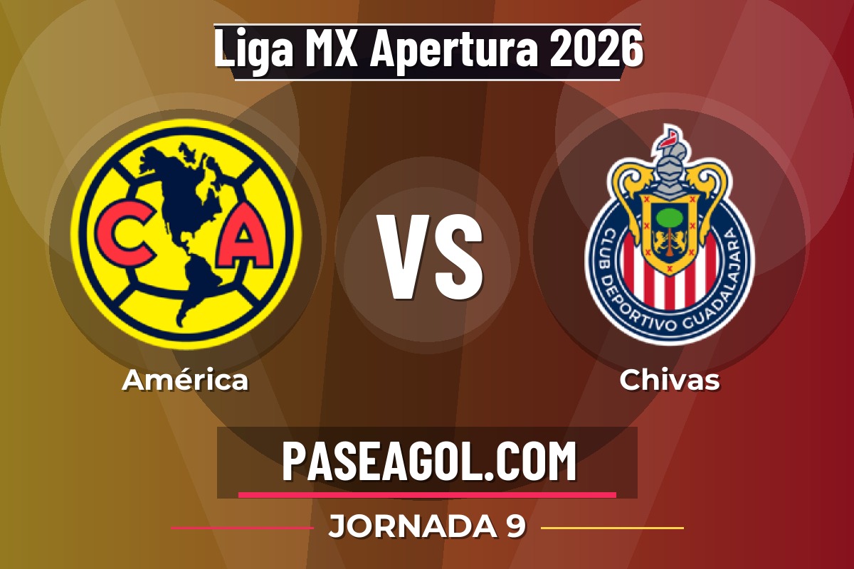 América vs Chivas América vs Chivas - Jornada 9 - Liga MX Apertura 2026